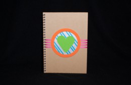 Green Heart Notebook