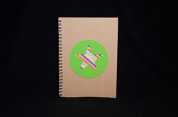 Sparkling Green Star Notebook