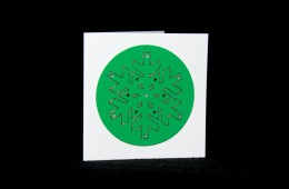 Stitched Green Snowflake